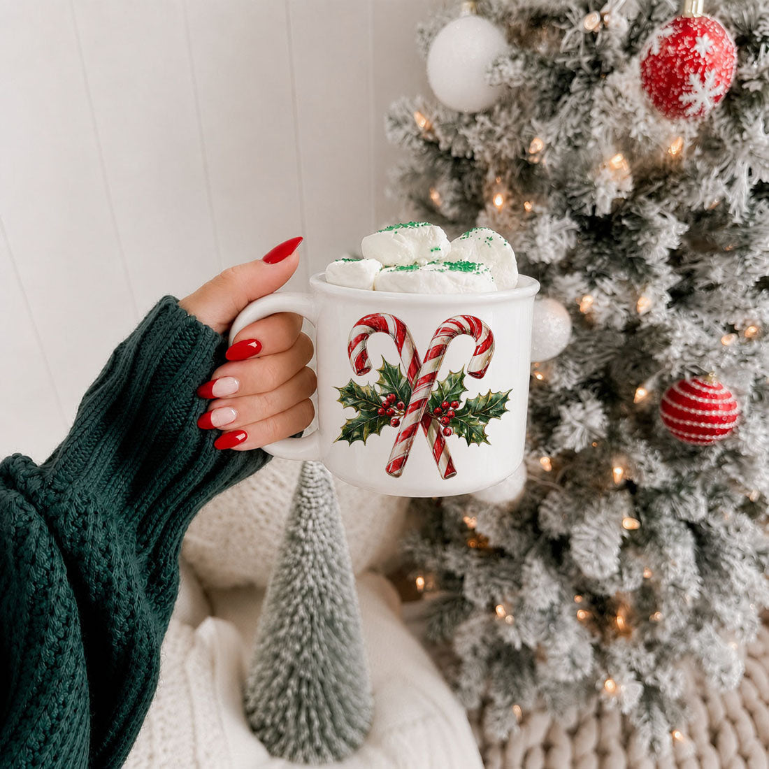 Candy Cane Mug