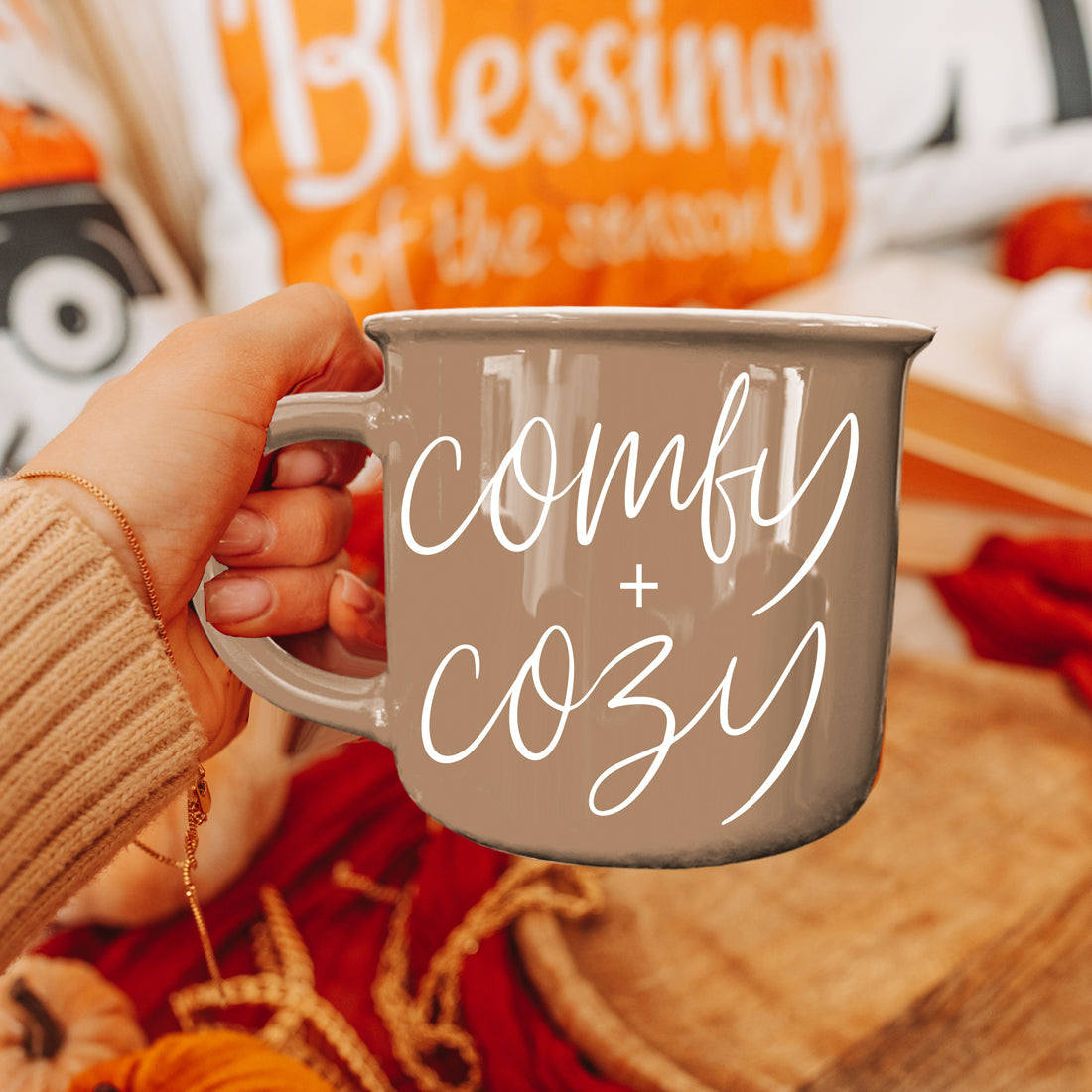 Fall Coffee Corner Decor Brown Cozy Mug
Autumn Beverage Station Brown Ceramic Mug