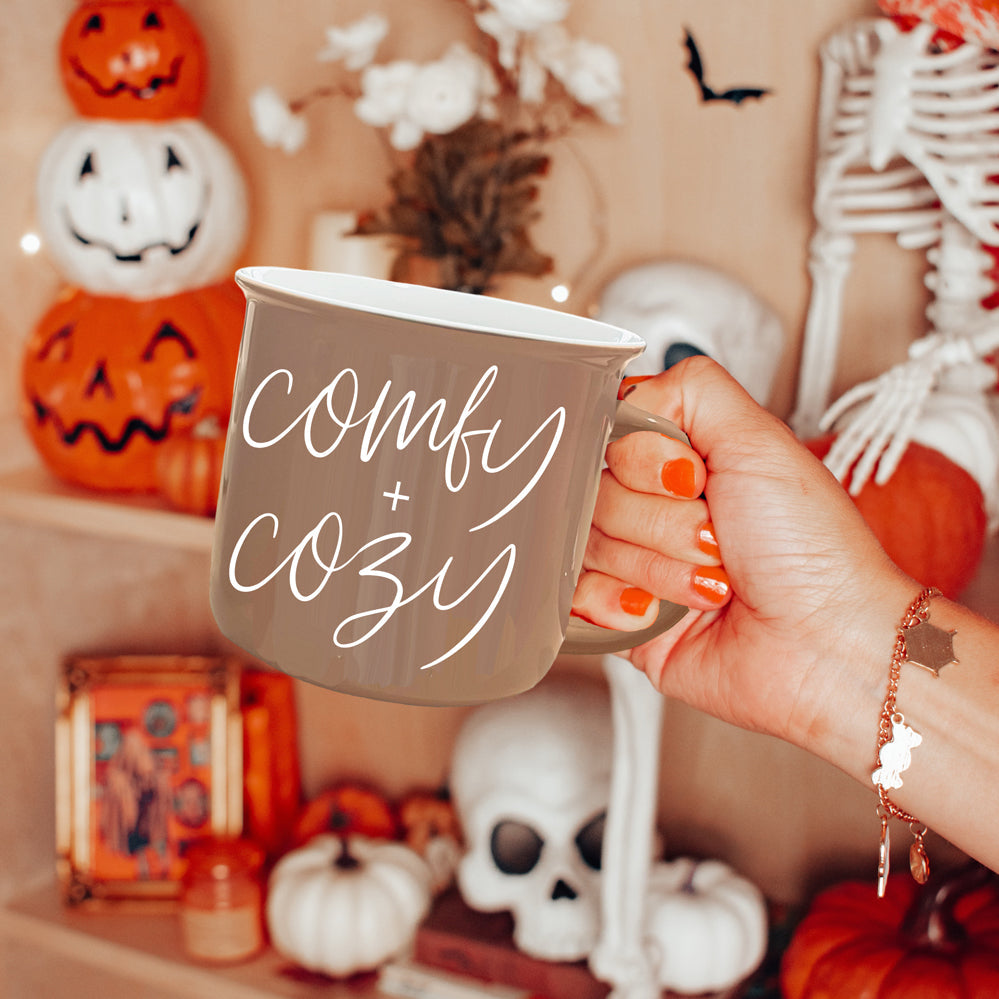 Modern Coffee Bar Display Mug Collection
Fall Coffee Corner Decor Brown Ceramic
Autumn Beverage Bar Mug Collection