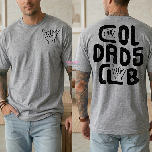 Cool Dads Club Graphic Tee or Crewneck Sweatshirt