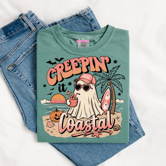 Creepin' It Coastal Graphic Tee or Crewneck Sweatshirt
