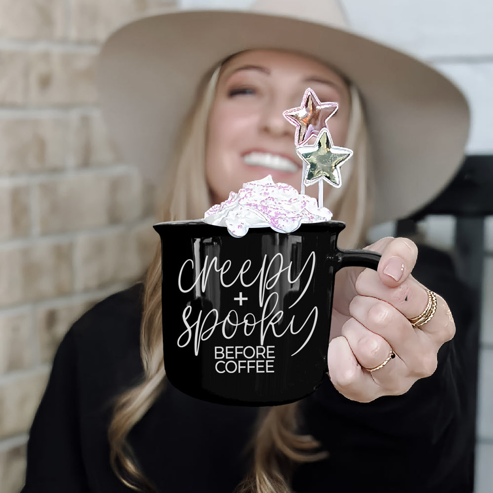 Creepy Spooky coffee mug
Halloween coffee cup
Spooky morning mug
Creepy coffee lover cup
Halloween morning mug