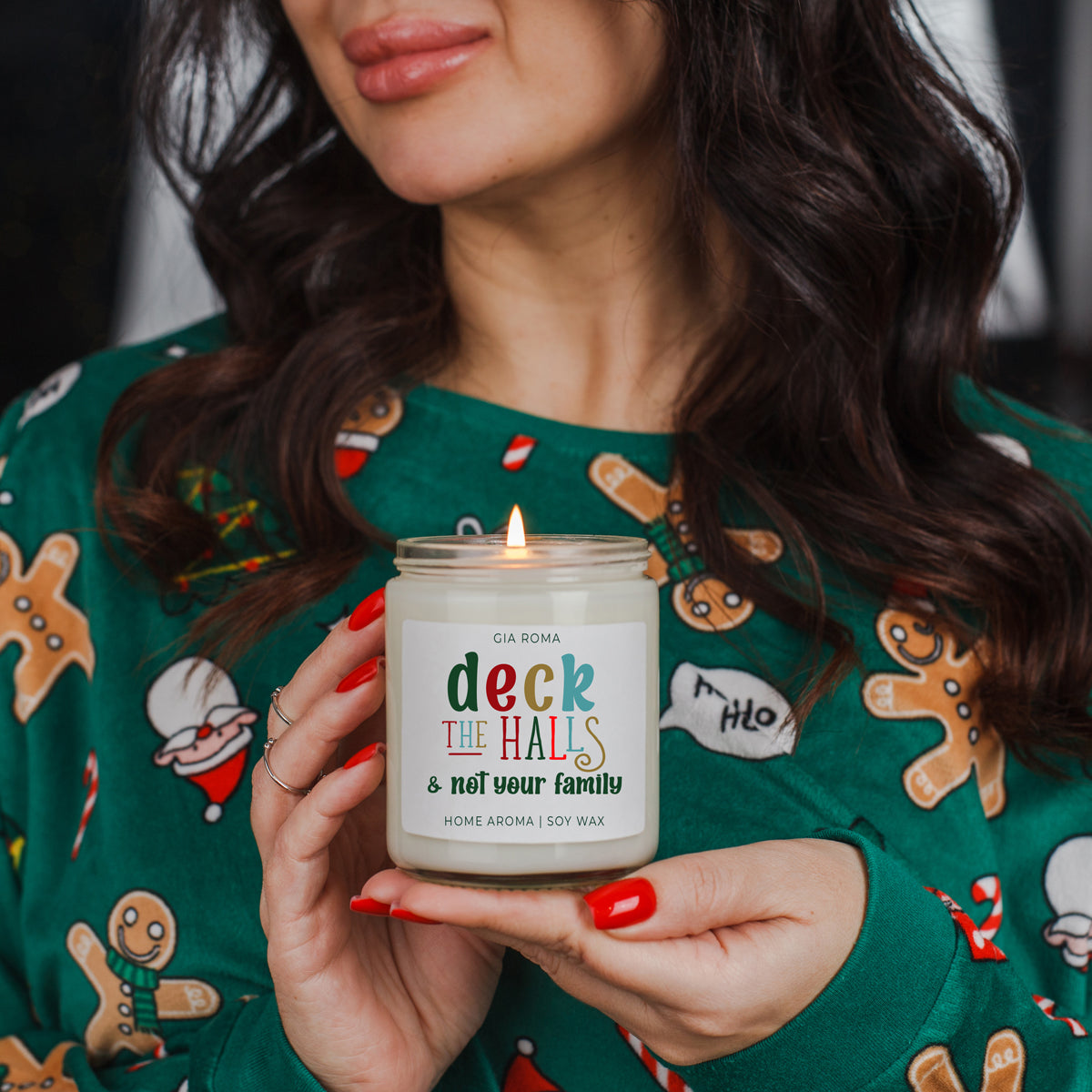 Deck The Halls Candle