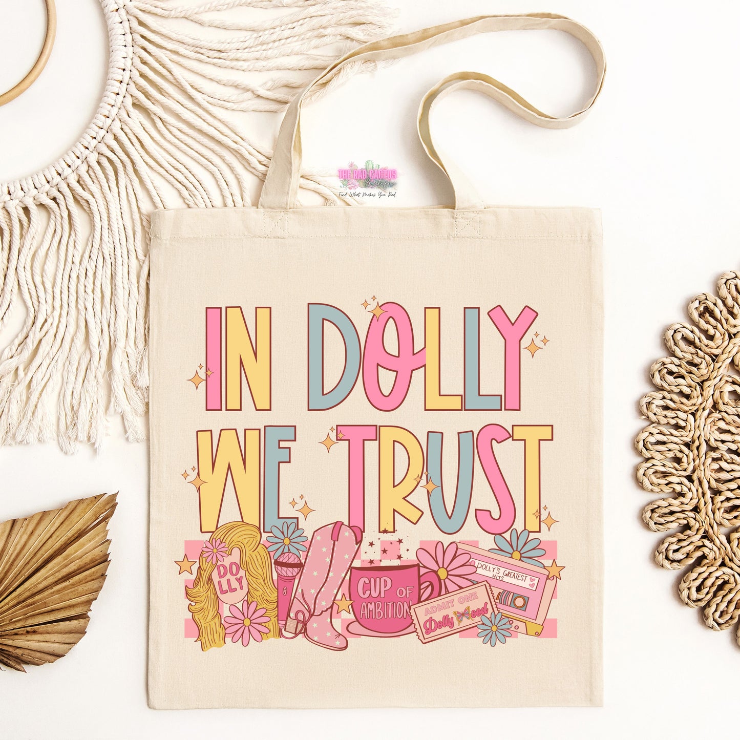 In Dolly We Trust Tote Bag