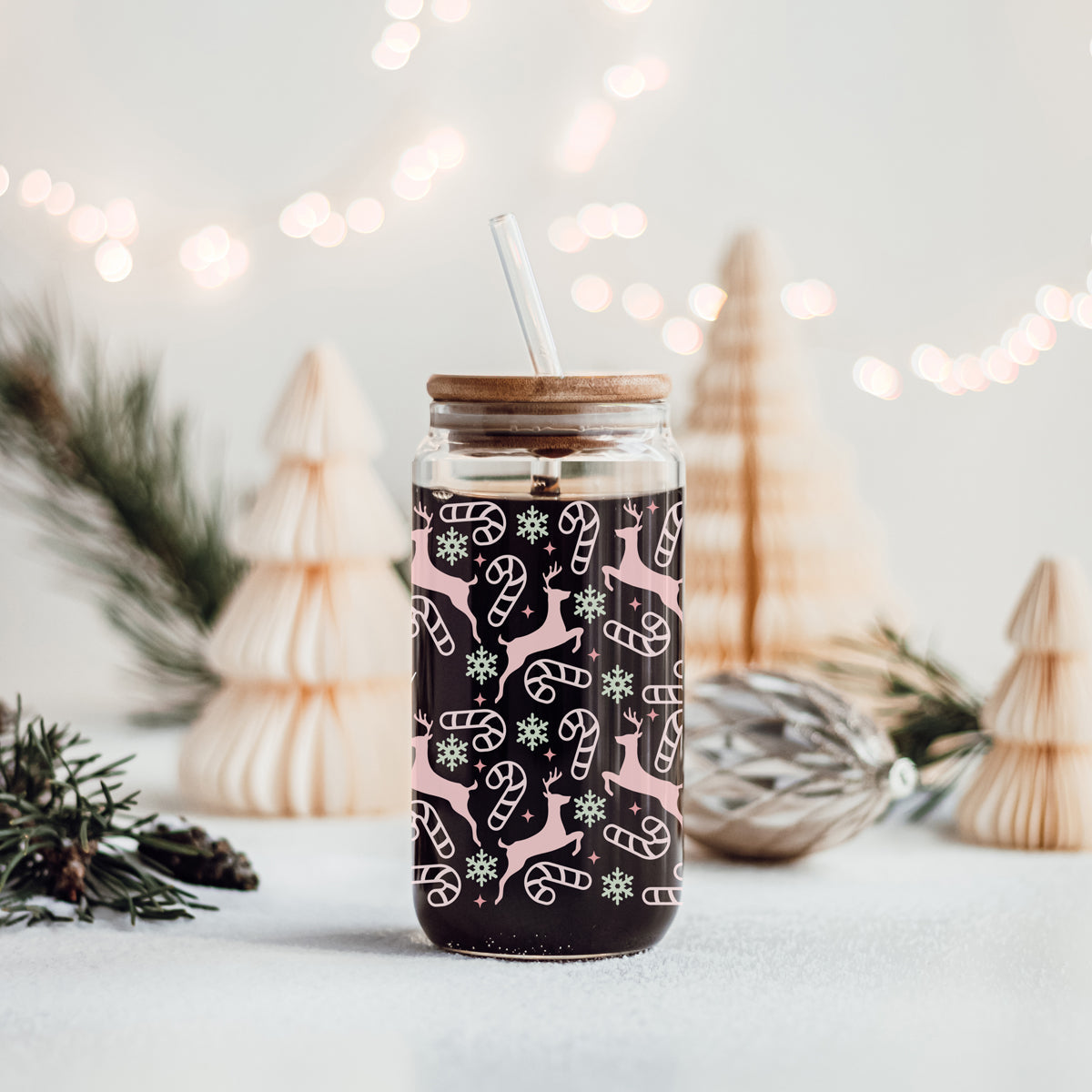 Being Festive Glass Cup