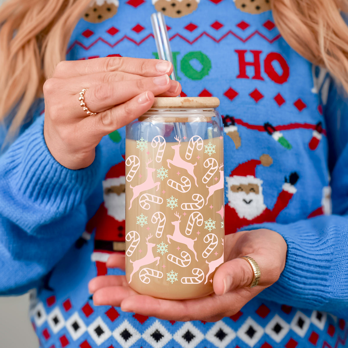 Being Festive Glass Cup