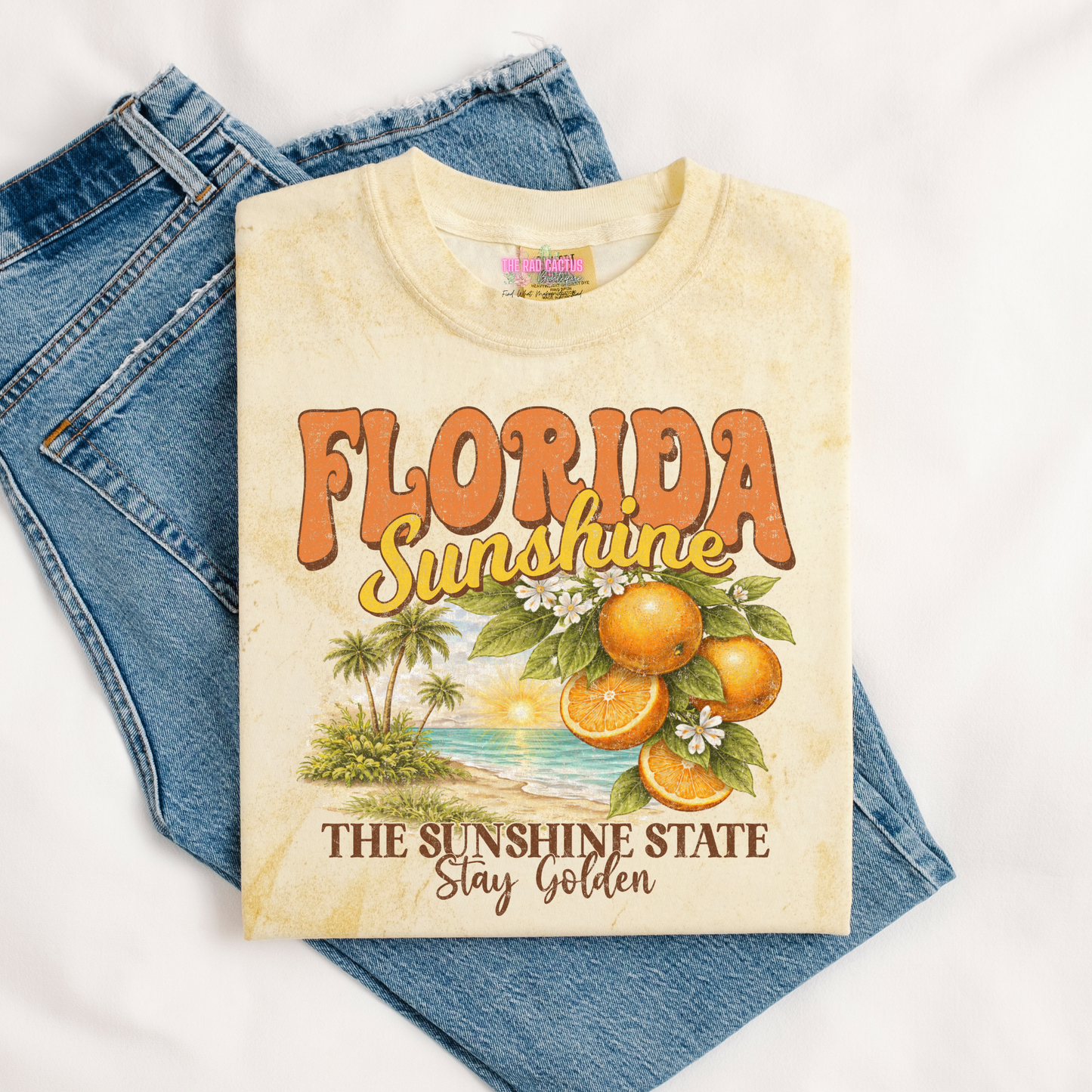 Florida Sunshine Graphic Tee or Crewneck Sweatshirt