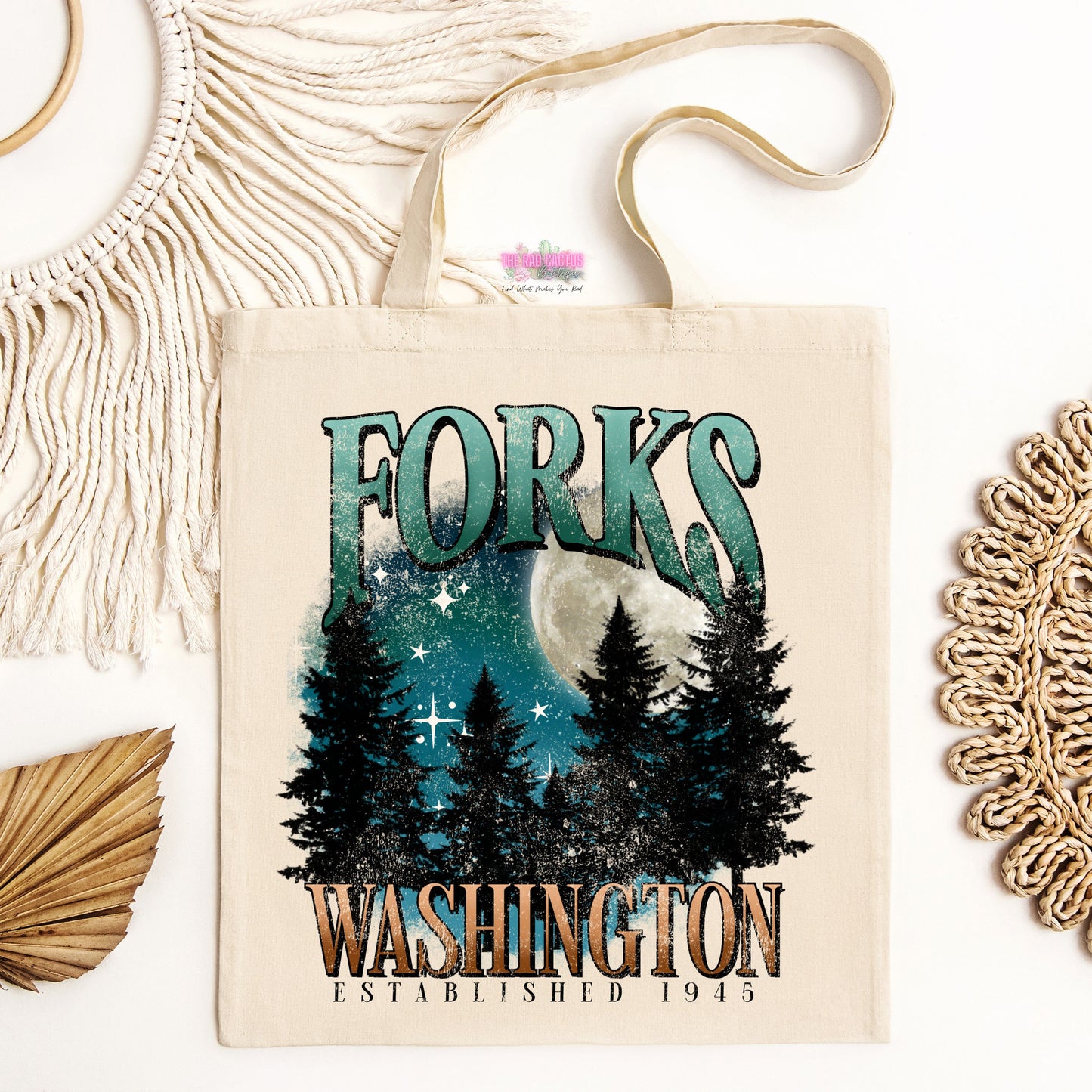 Forks Washington Tote Bag