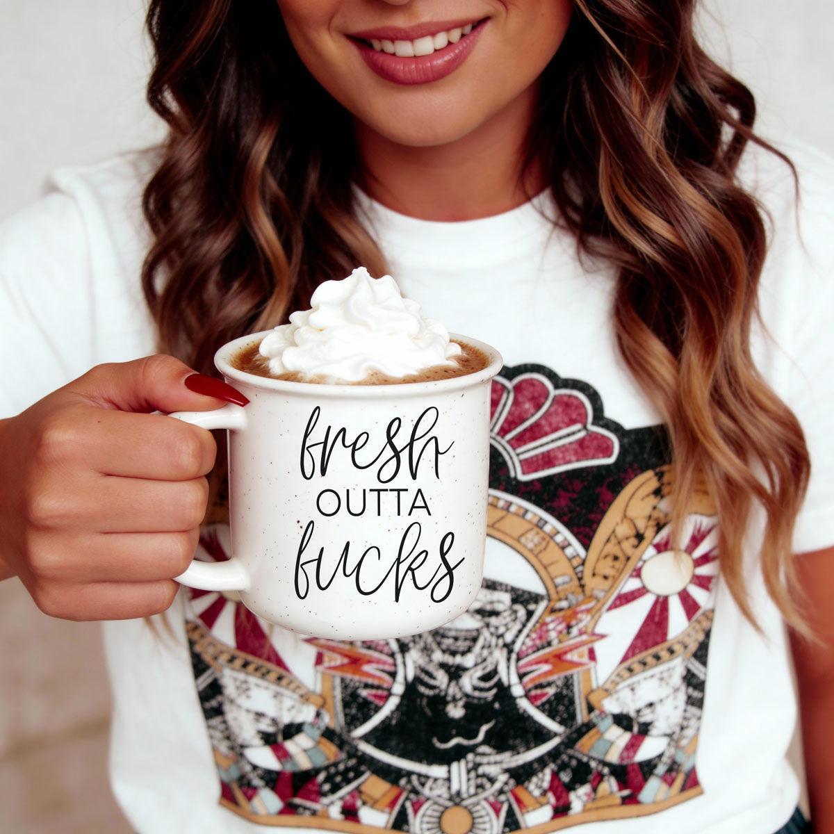 honest mood coffee mug for long days
mug for people who are over everything
edgy novelty gift for coffee lovers
sarcastic self care coffee mug
curse word style mug for office break room
funny mug for emotionally drained adults
neutral tone adult humor kitchen mug