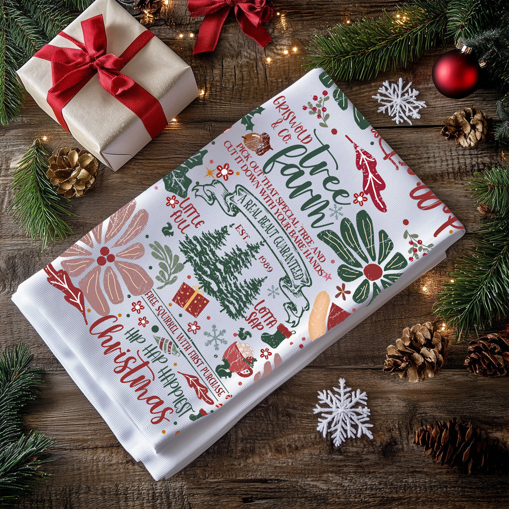 Humorous Christmas kitchen decor
Witty holiday kitchen towel gift
Funny Christmas gift kitchen towel