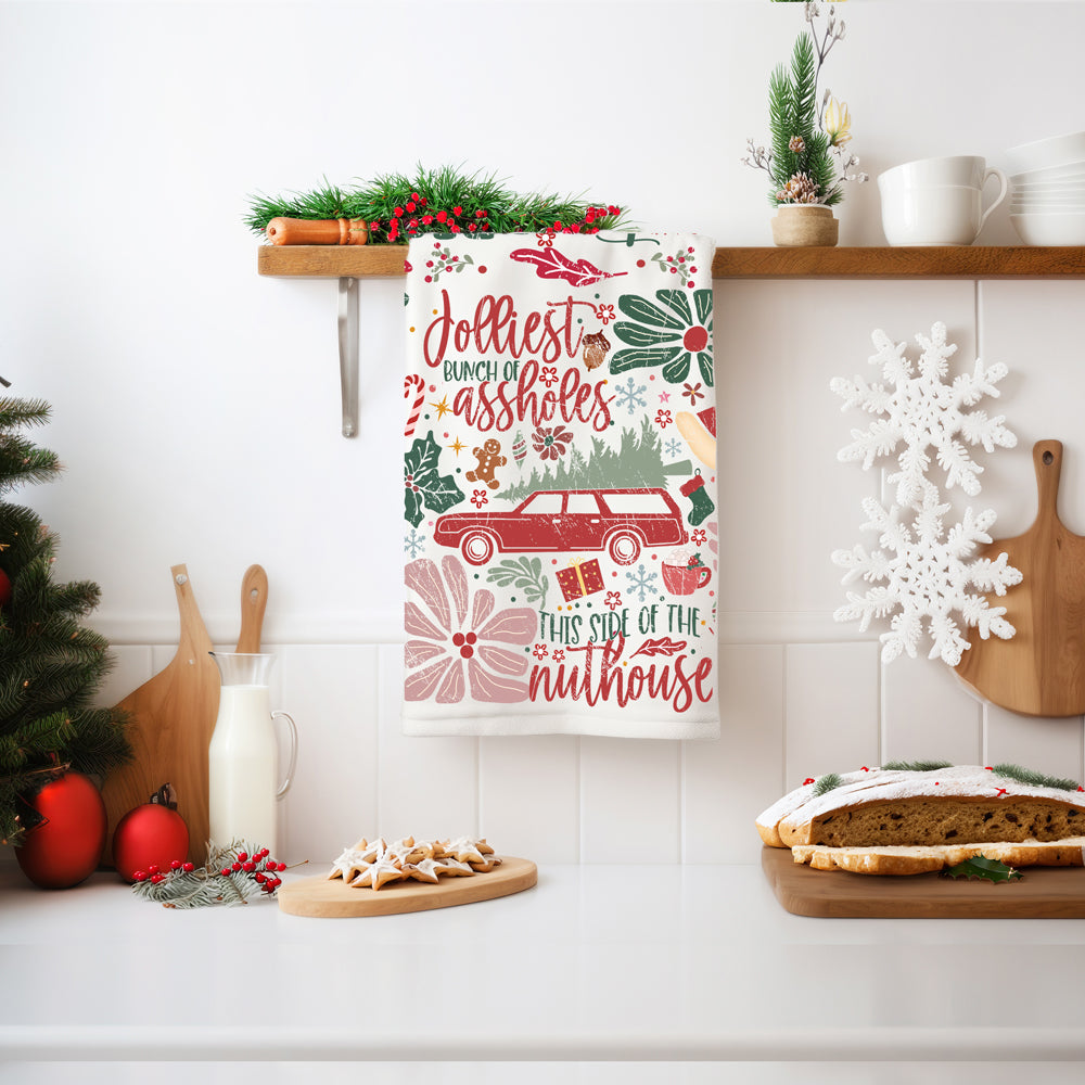Floral Christmas home decor towel
Boho Christmas kitchen essentials
Bohemian Christmas kitchen decor