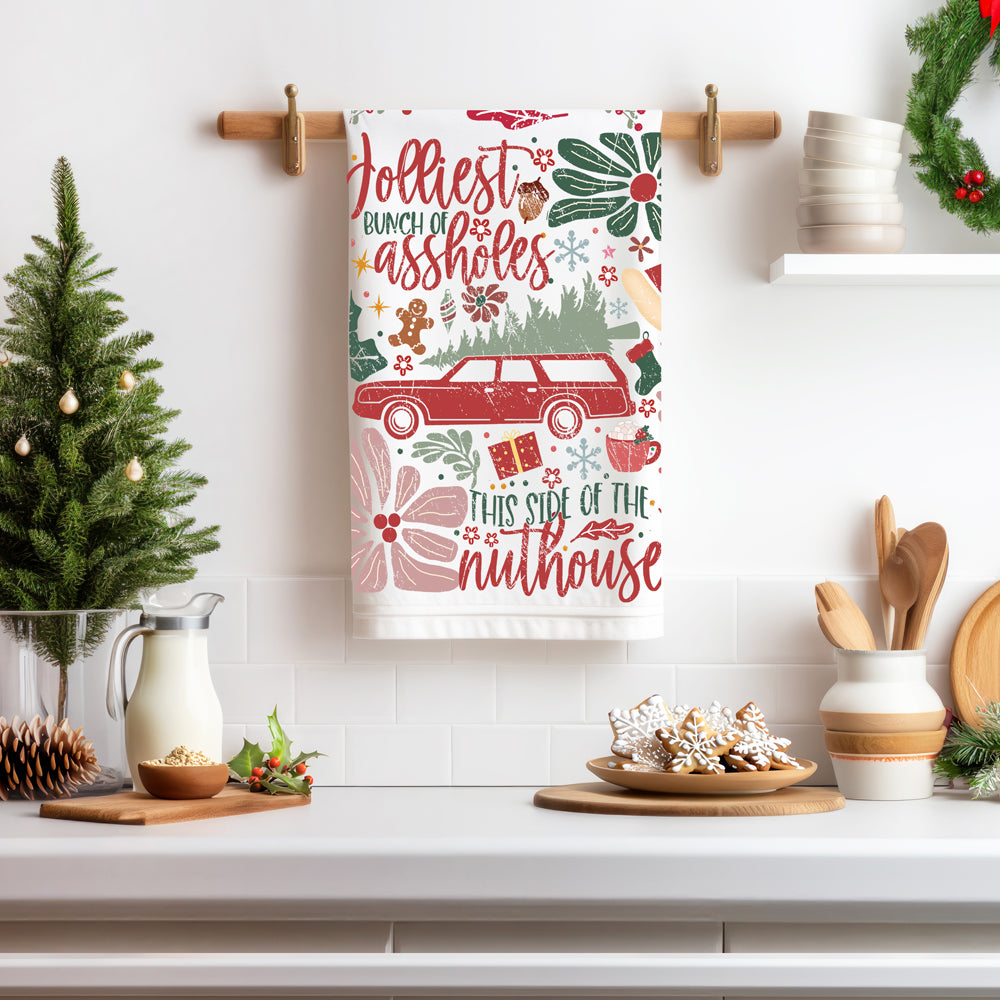 Rustic Christmas home decor towel
Country holiday kitchen towel gift
Farmhouse Christmas kitchen essentials