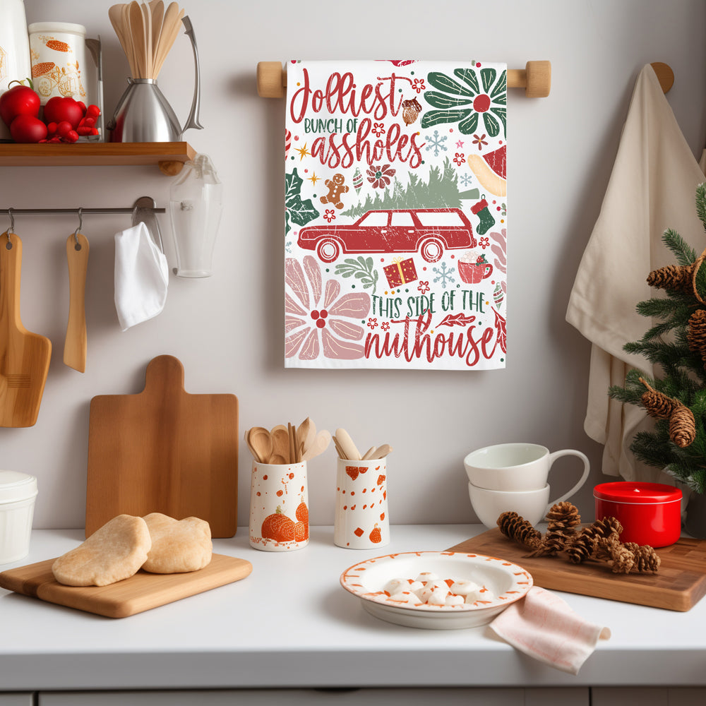 Griswold tree farm kitchen towel cotton
Christmas family vacation kitchen decor
Griswold holiday kitchen towel gift