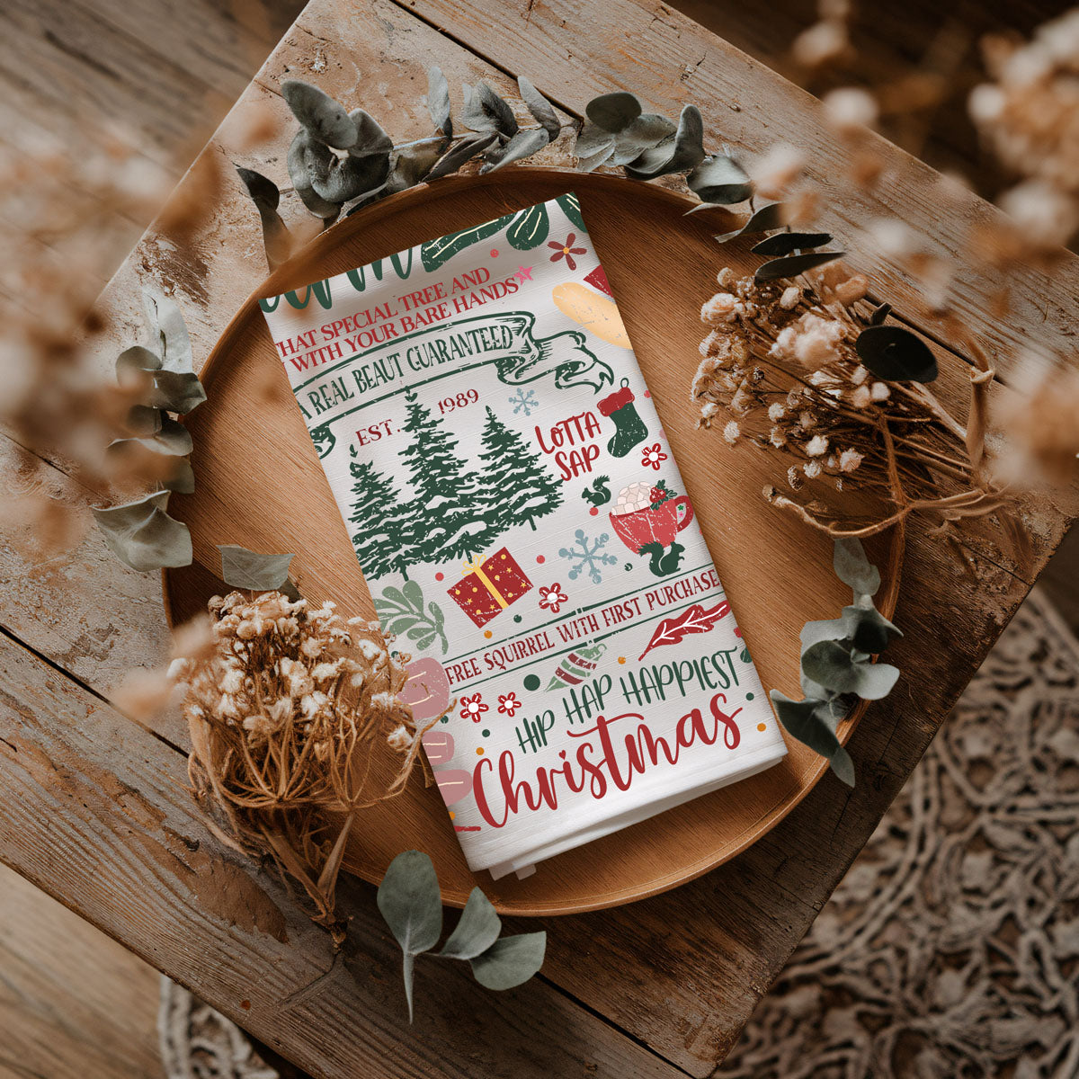 Griswold Christmas Towel
