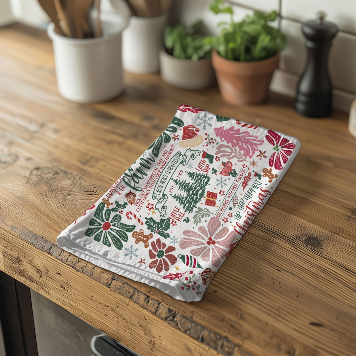 Christmas vacation memory kitchen decor
Holiday family gathering kitchen towel
Christmas vacation nostalgia kitchen decor