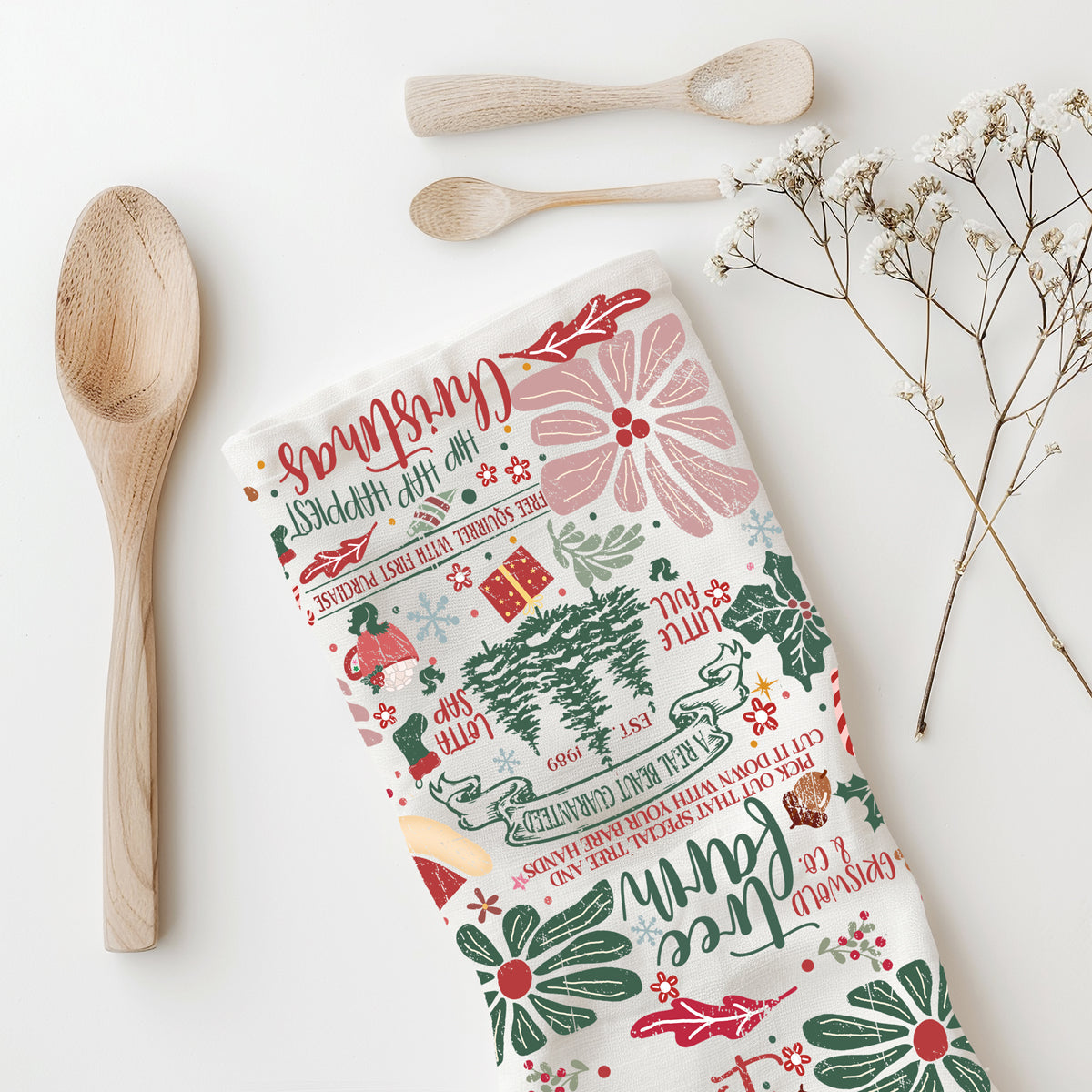 Christmas family tradition kitchen towel
Vintage Christmas gift kitchen towel
Holiday nostalgia home decor towel
Bohemian Christmas kitchen accessories
Floral Christmas kitchen towel gift
Boho holiday home decor kitchen
Bohemian holiday kitchen towel