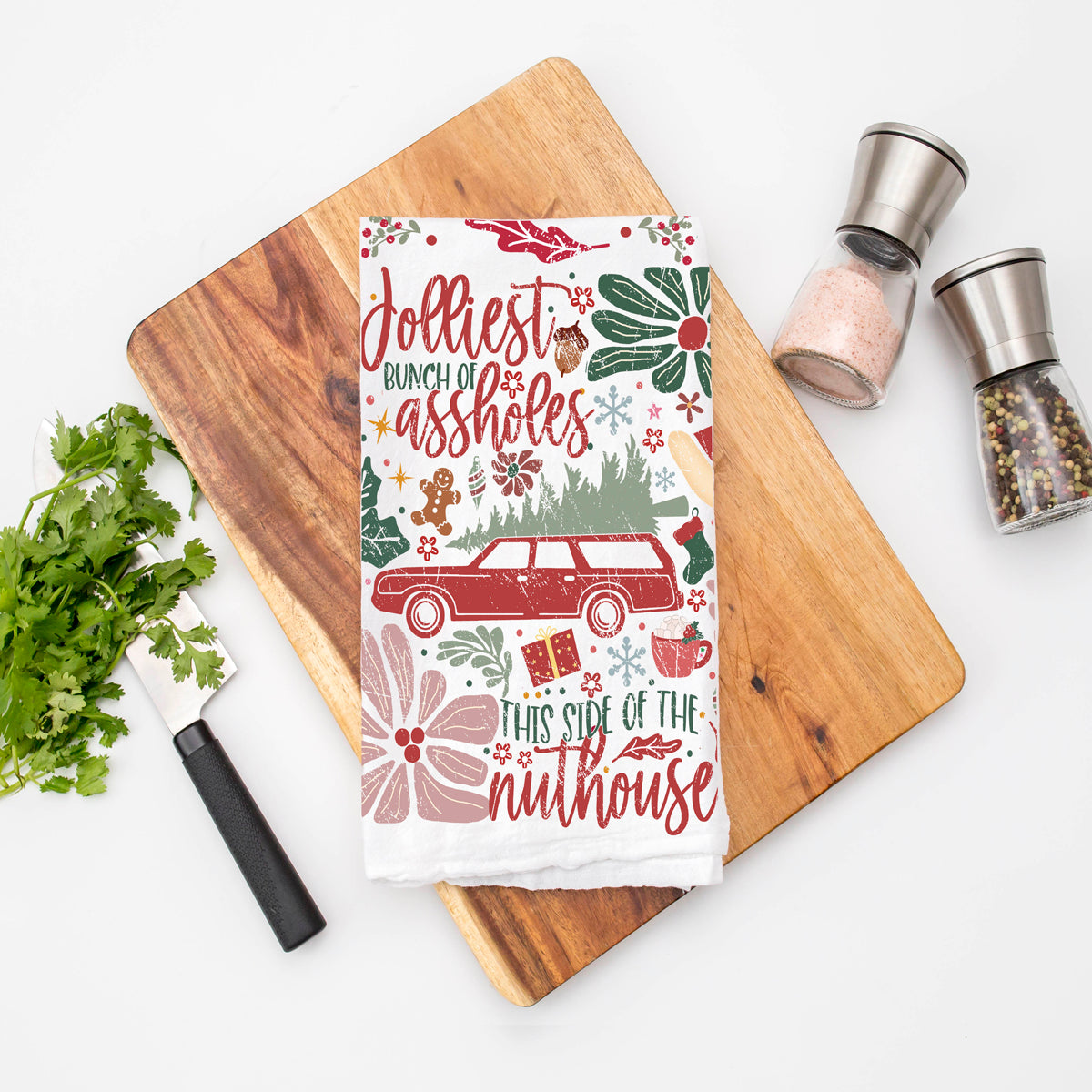 Christmas kitchen towel vintage design
Vintage Christmas kitchen towel design
Retro holiday kitchen towel cotton