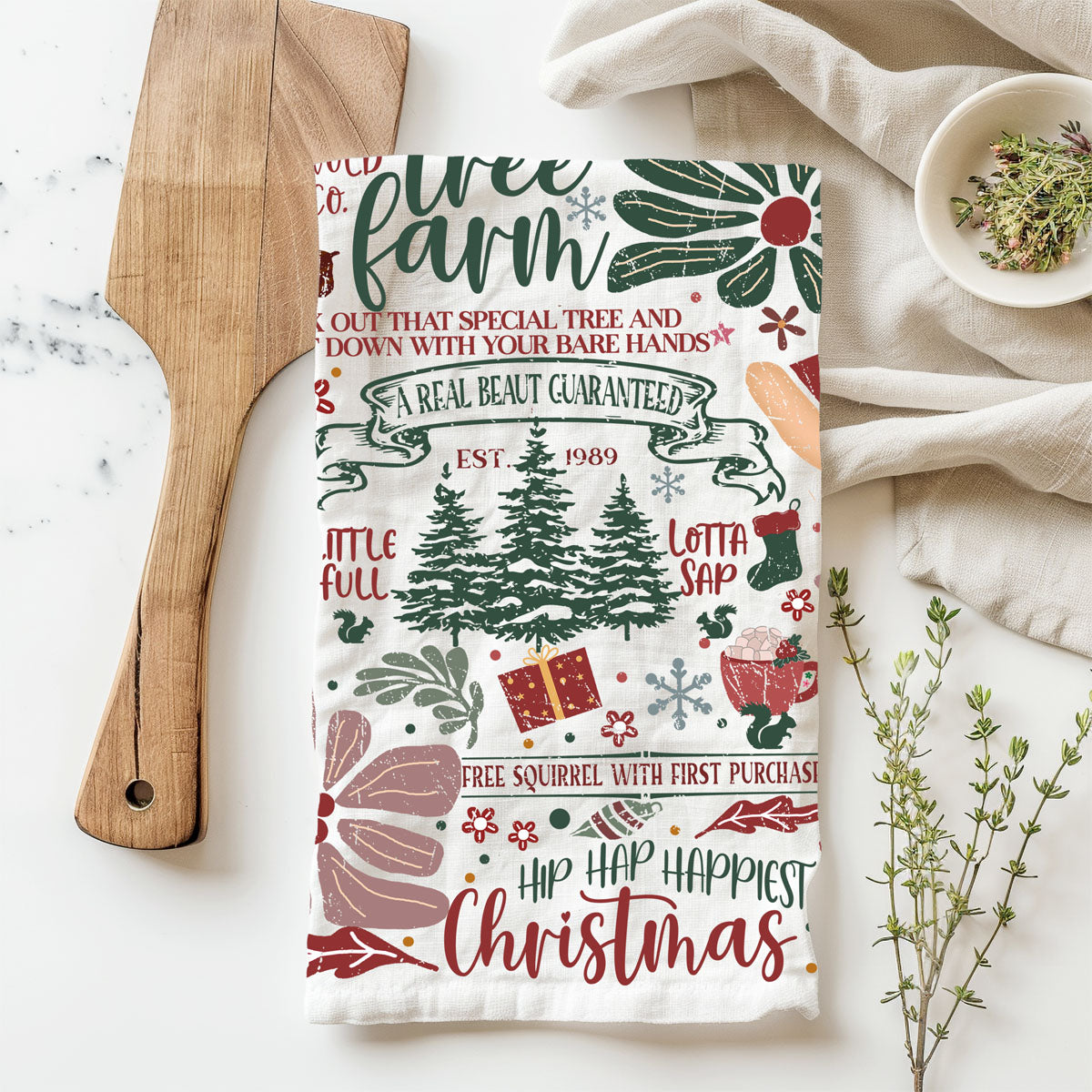 Griswold Christmas Towel