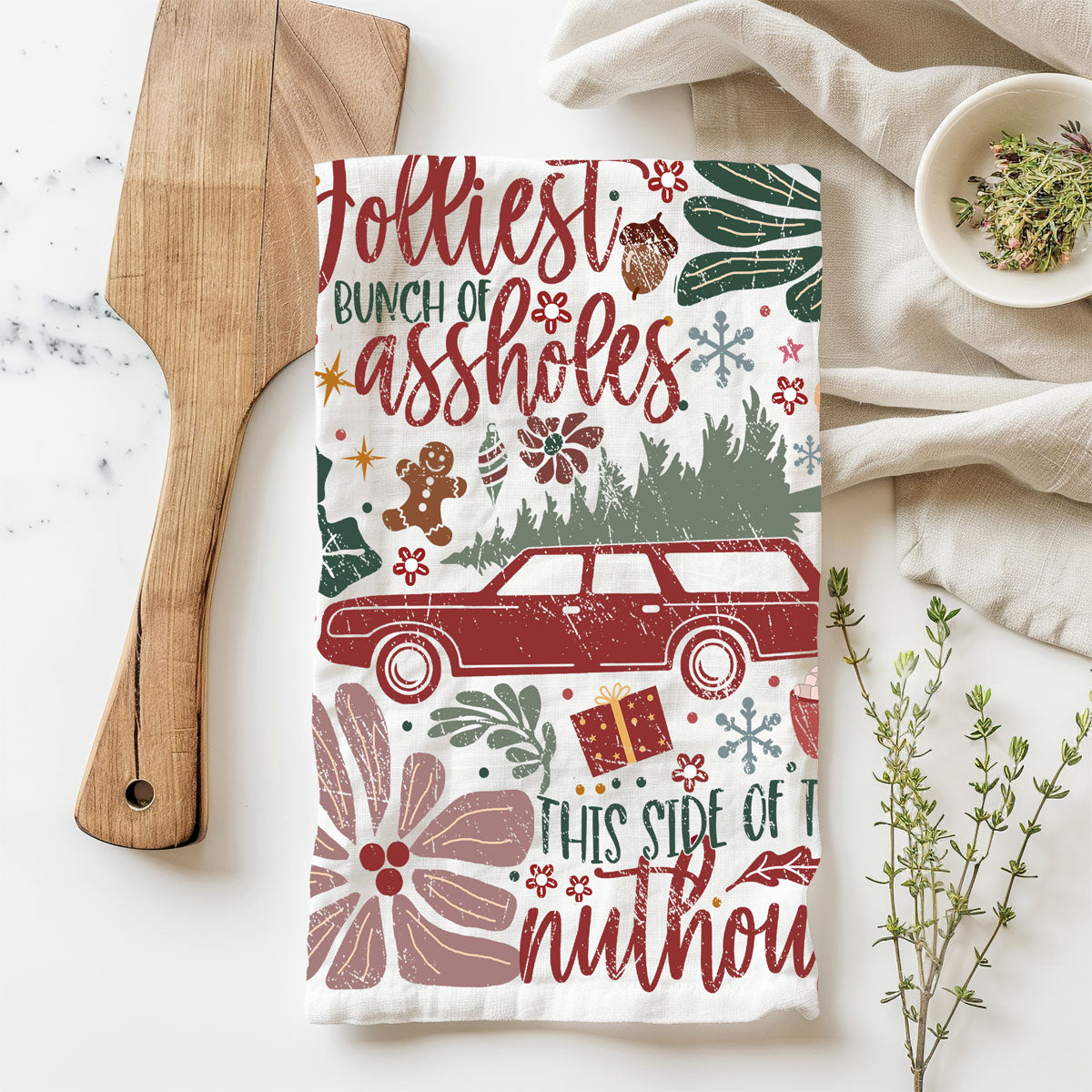 Griswold Christmas Towel