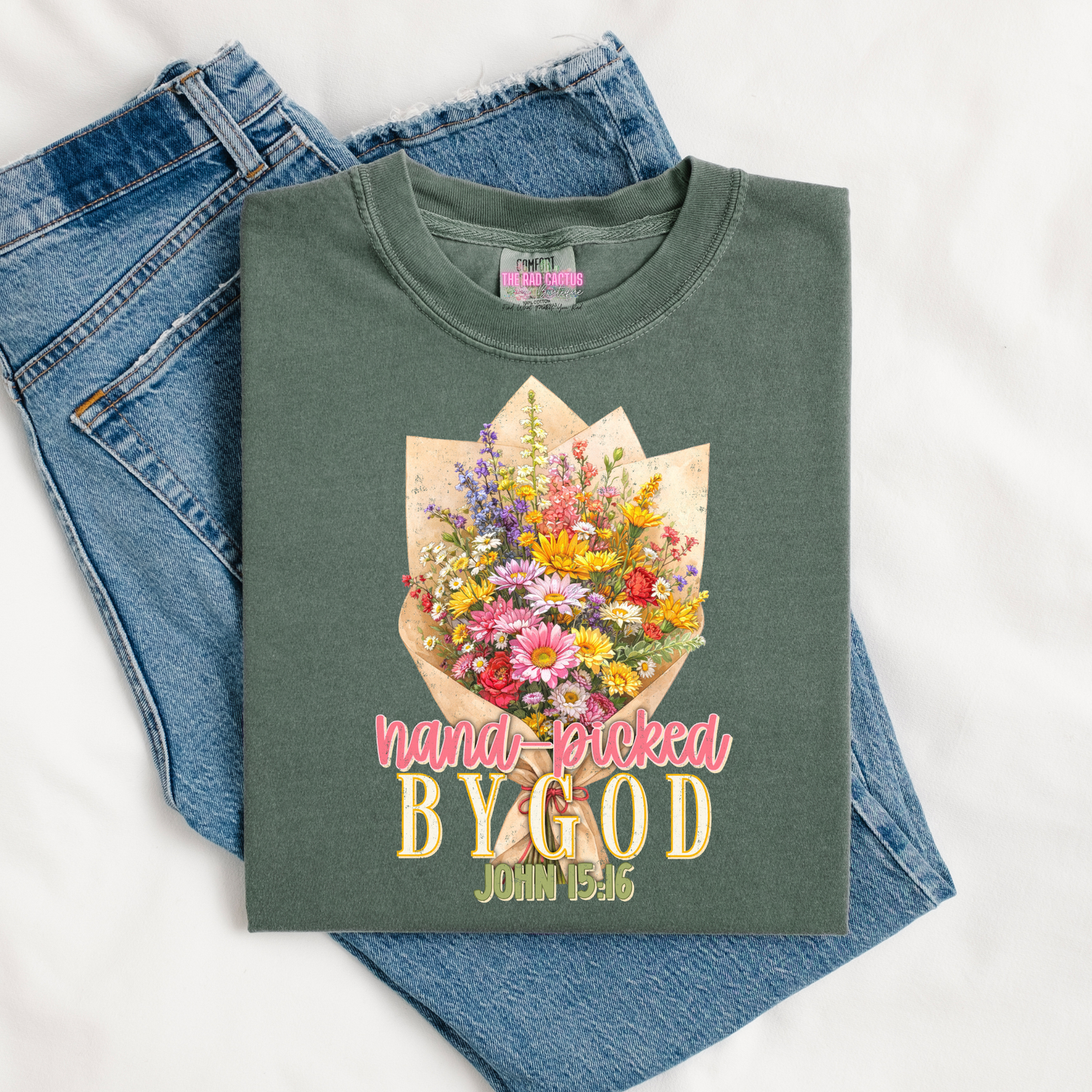 Hand-Picked by God Graphic Tee or Crewneck Sweatshirt