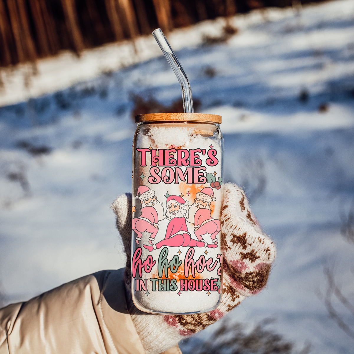 Ho Ho Hoe's Glass Cup
