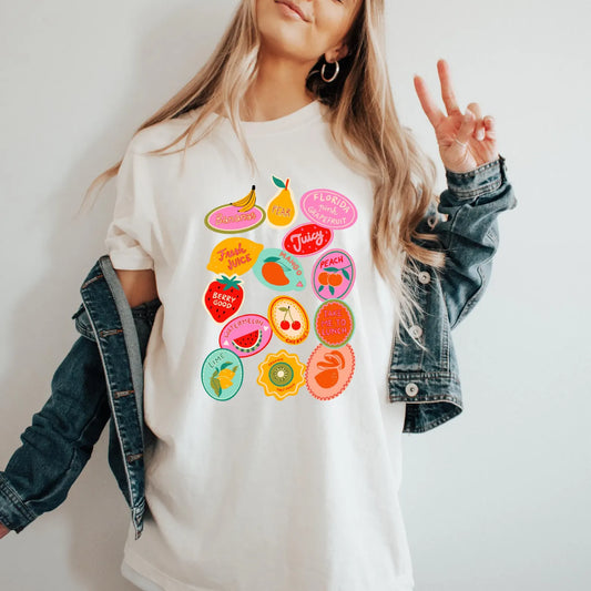Fruits Stickers Tee/Sweatshirt