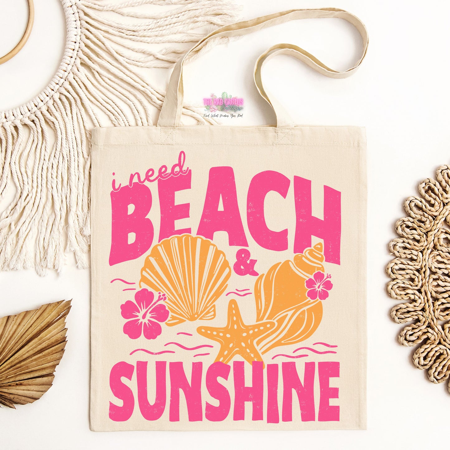 I Need Beach & Sunshine Tote Bag
