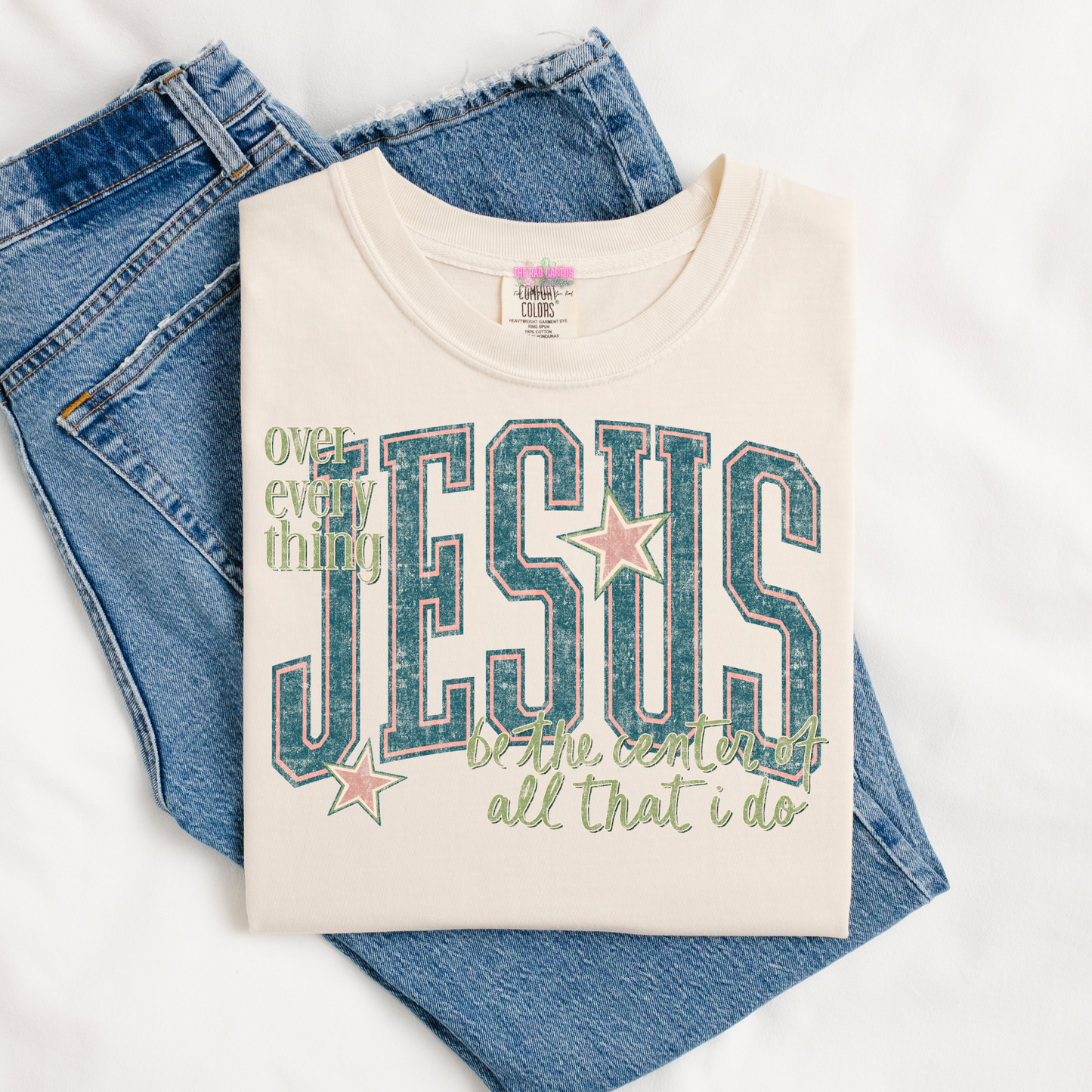 Jesus Over Everything Graphic Tee or Crewneck Sweatshirt