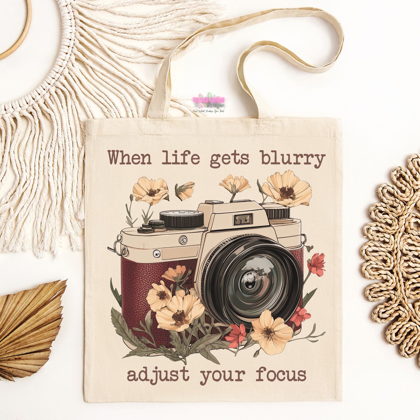 When Life Gets Blurry, Adjust Your Focus Tote Bag