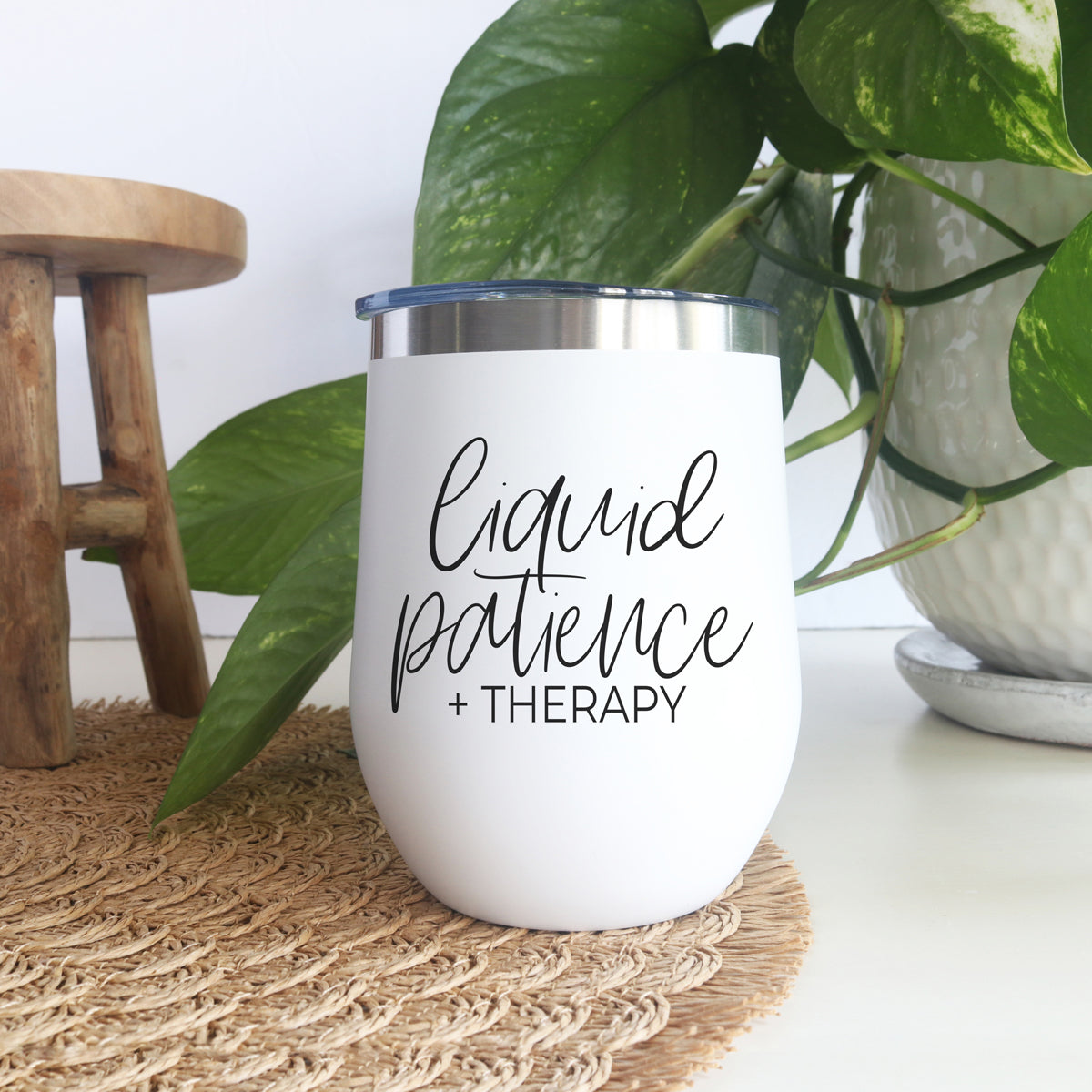 Liquid Patience Wine Tumbler