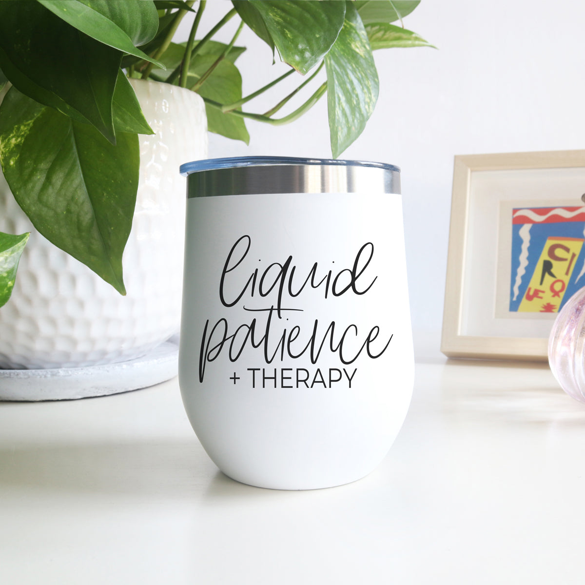 Liquid Patience Wine Tumbler