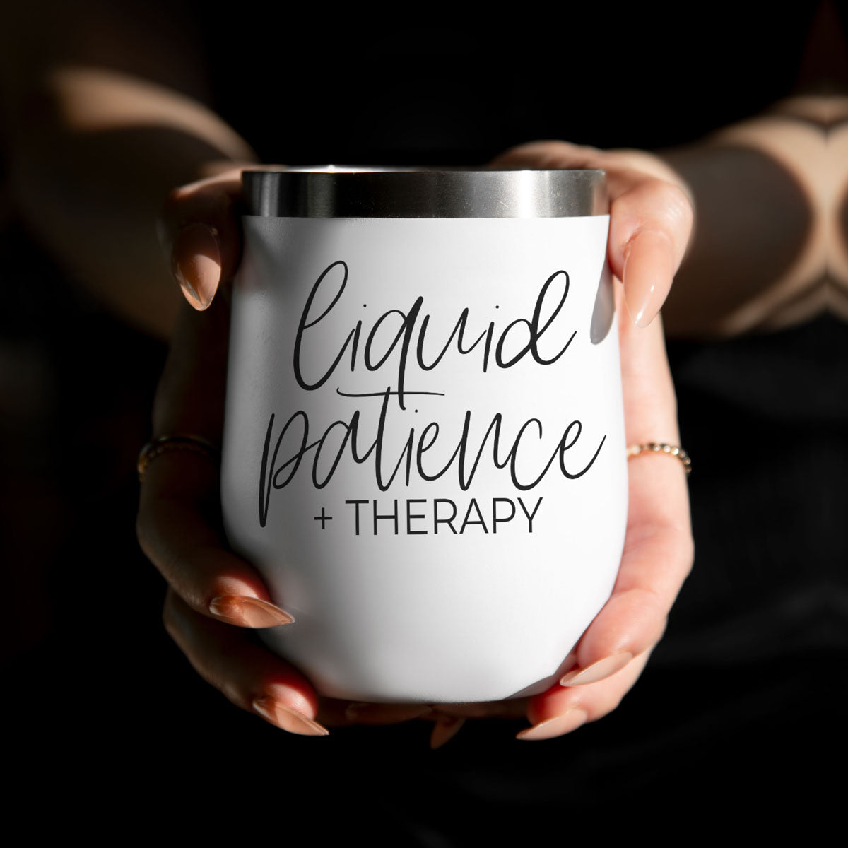 Liquid Patience Wine Tumbler