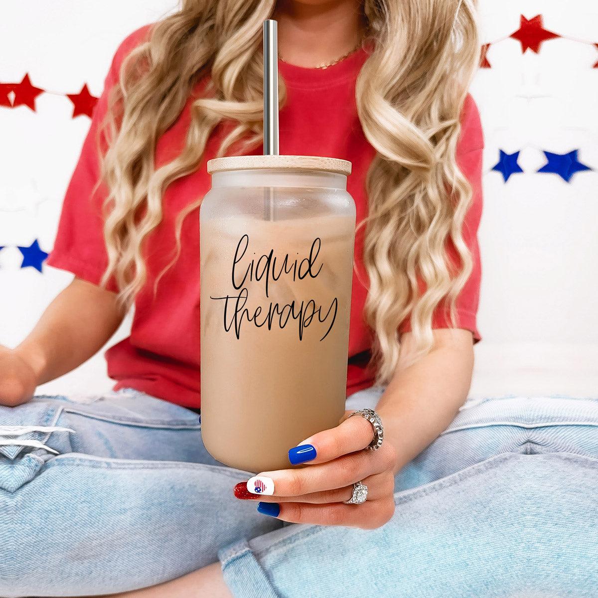 Liquid Therapy Glass Cup