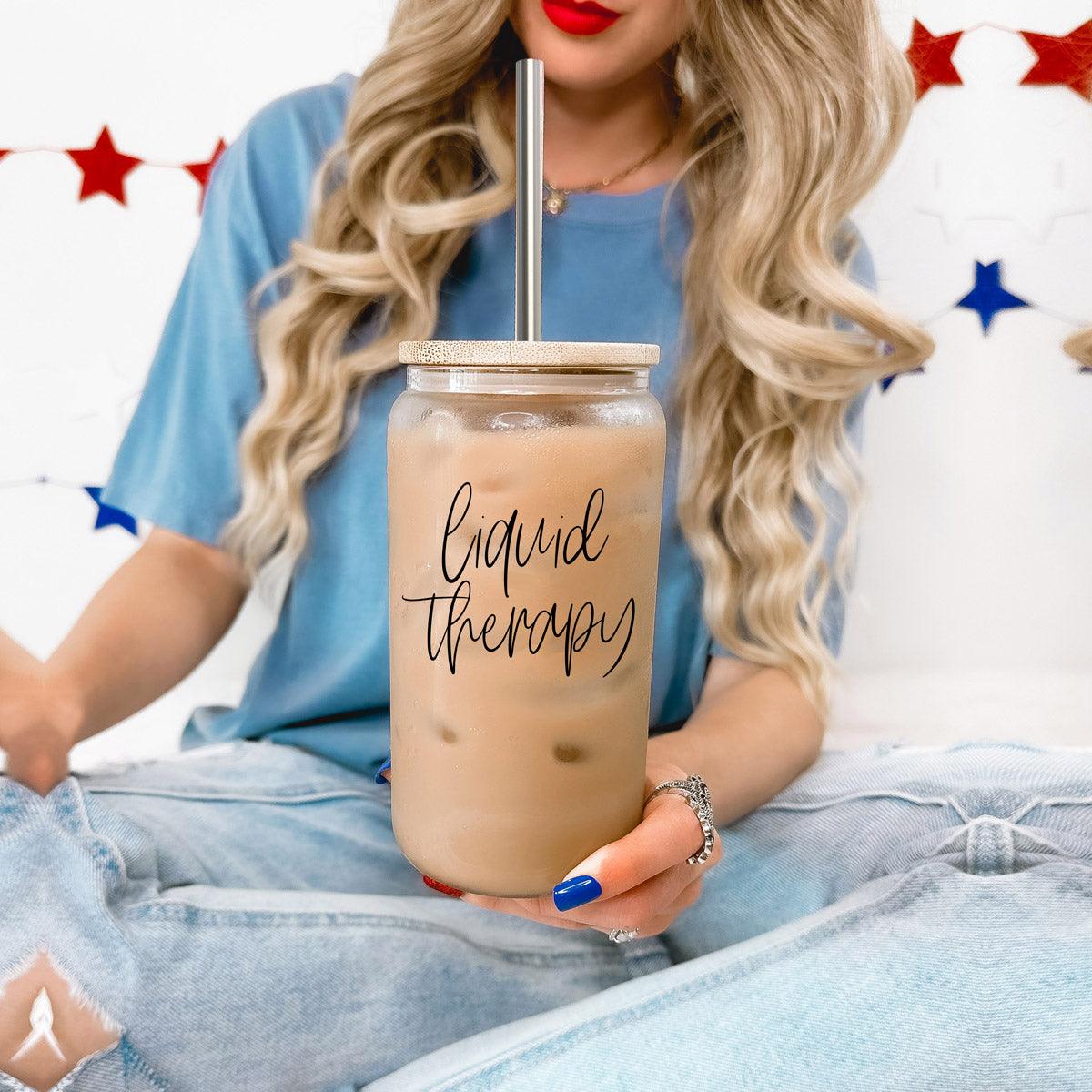 Liquid Therapy Glass Cup