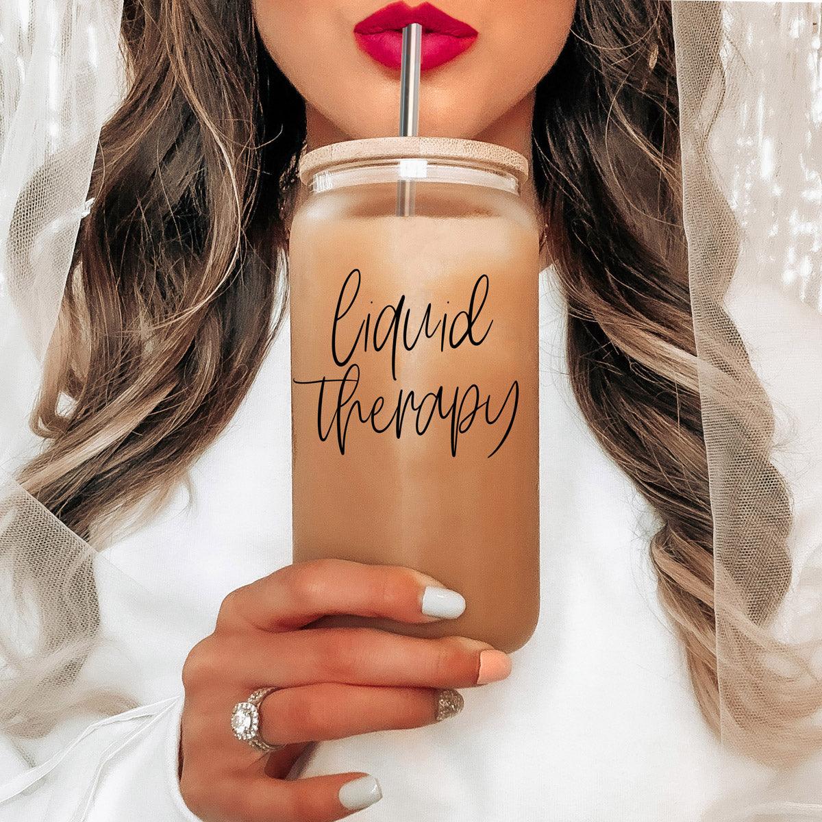 Liquid Therapy Glass Cup
