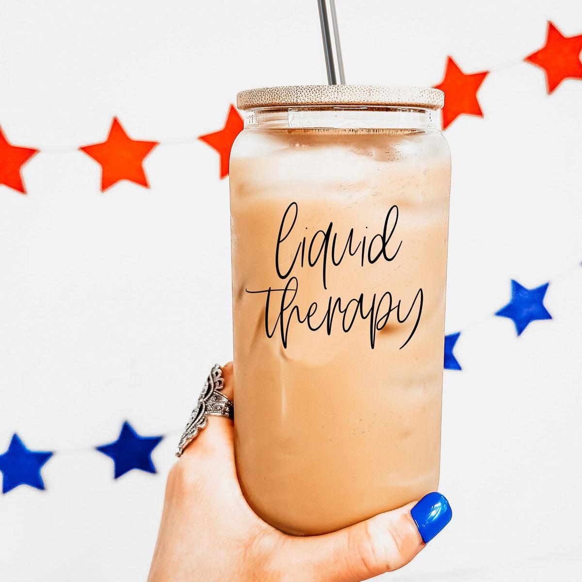 Liquid Therapy Glass Cup
