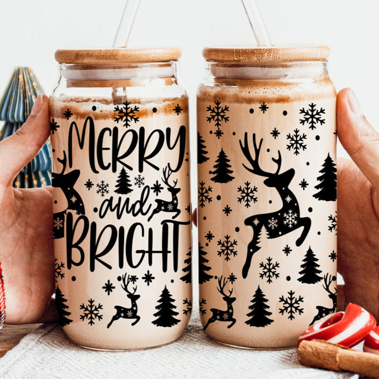 snowflake christmas tree decor
snowflake reindeer decorations
reindeer snowflake pattern
reindeer & snowflake christmas cups