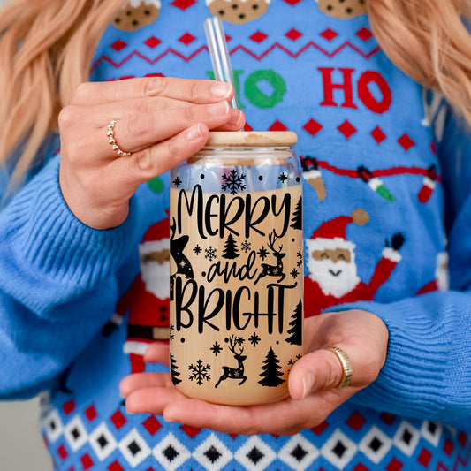 reindeer & snowflake christmas cups
snowflake tree decor
snowflake christmas tree decor
merry & bright mug
merry and bright wine glass
