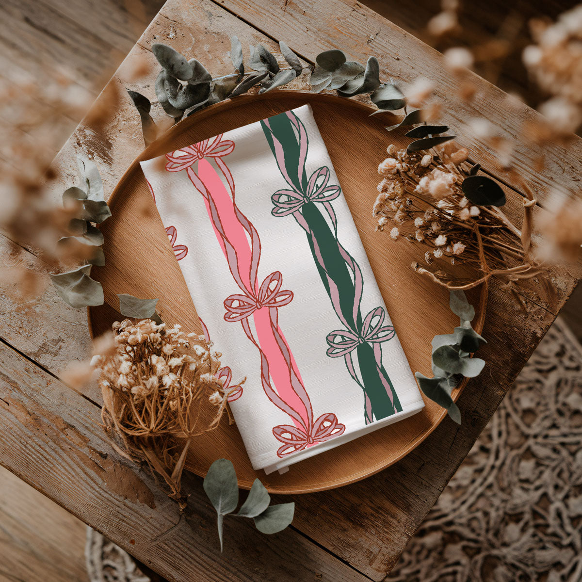 Merry Bright Coquette Towel