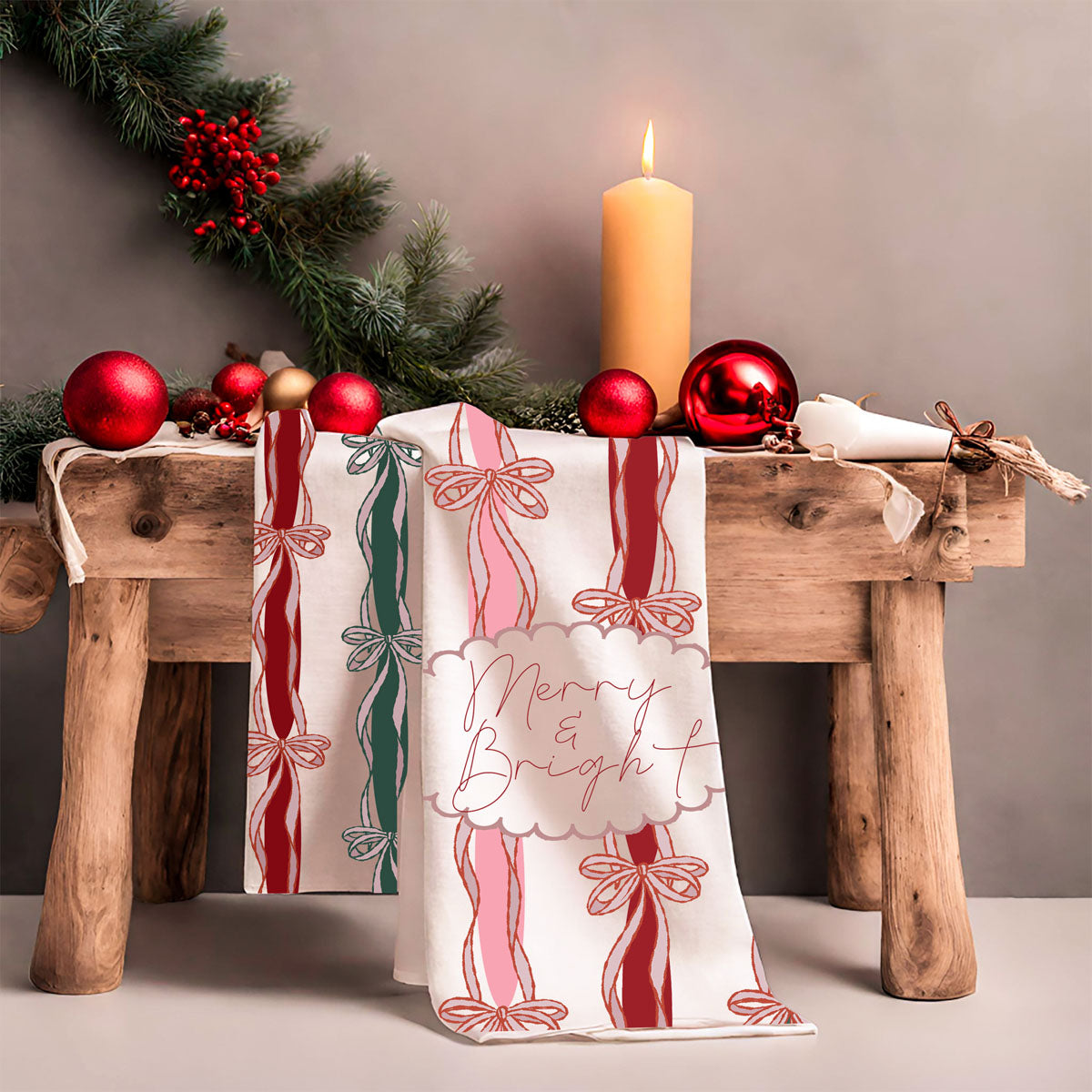Merry Bright Coquette Towel