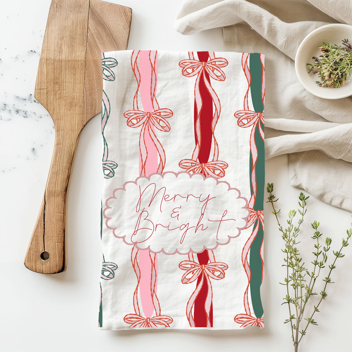 Merry Bright Coquette Towel