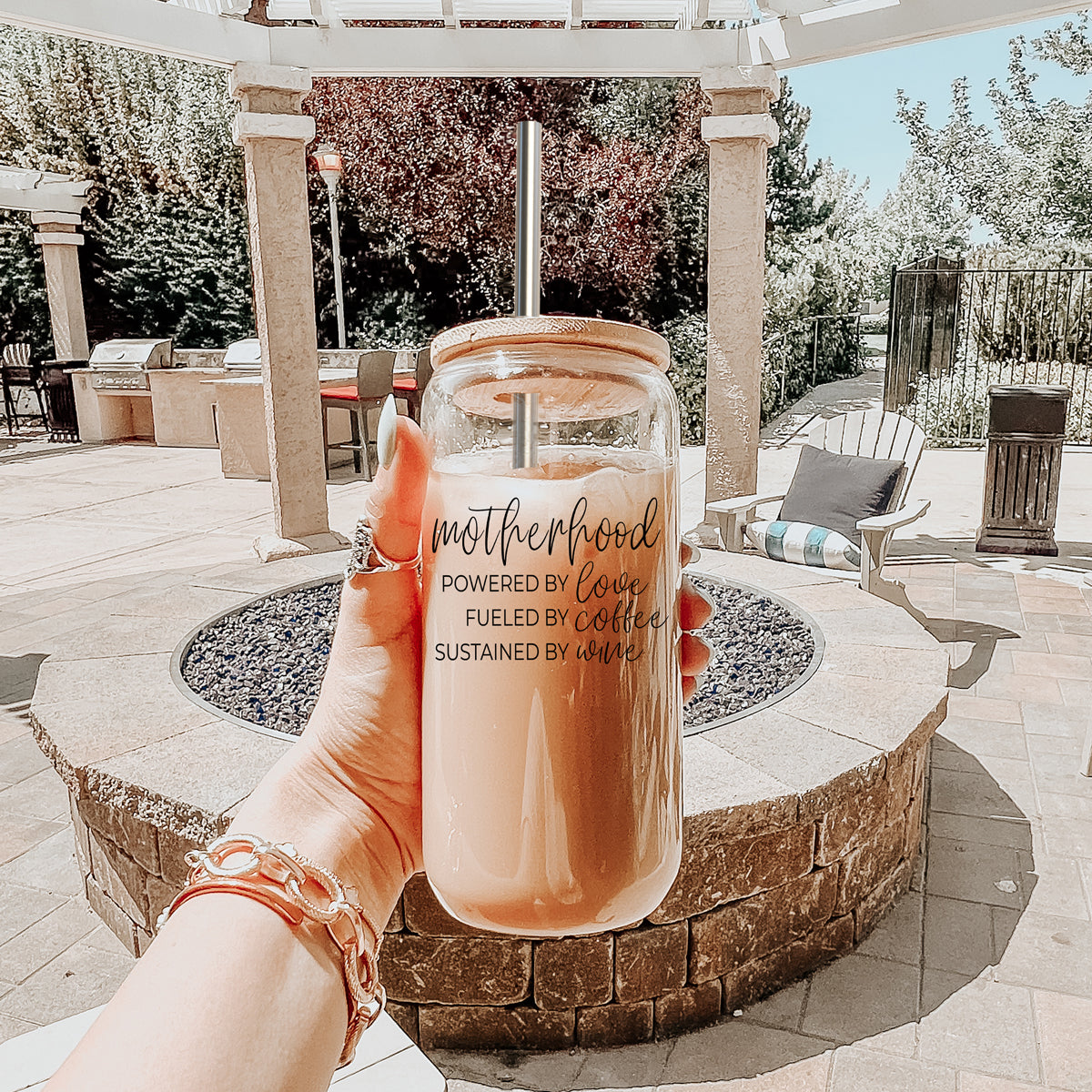 Motherhood Glass Cup