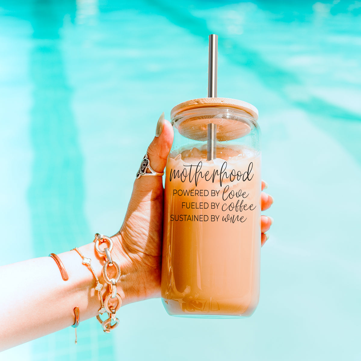 Motherhood Glass Cup