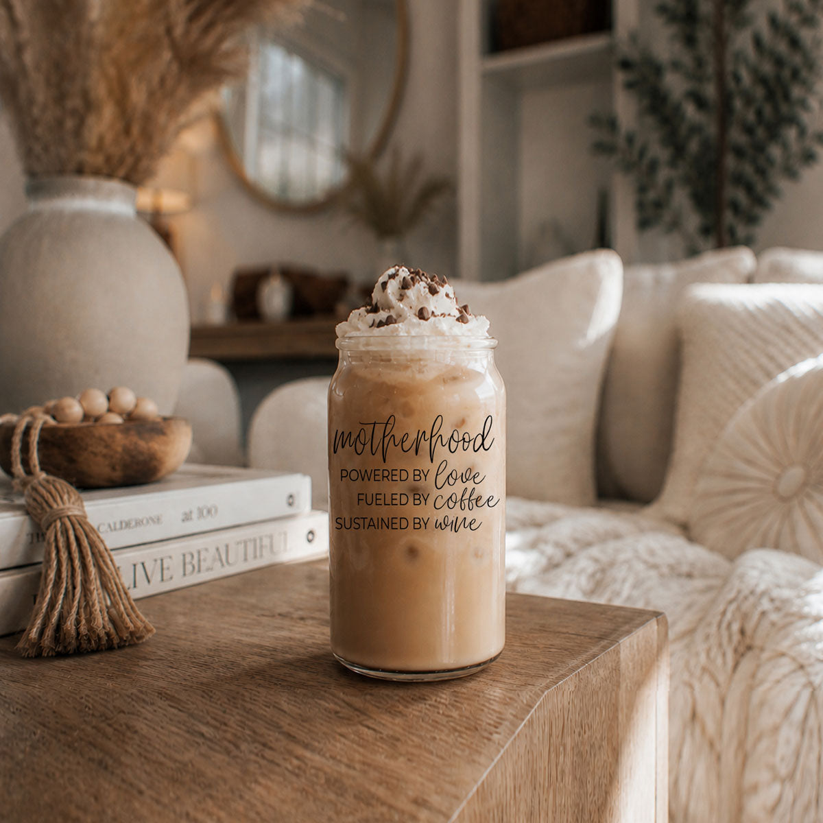 Motherhood Glass Cup