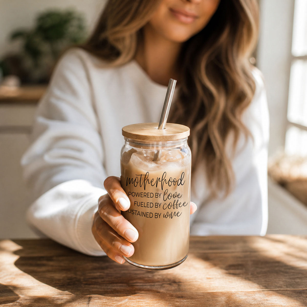 Motherhood Glass Cup