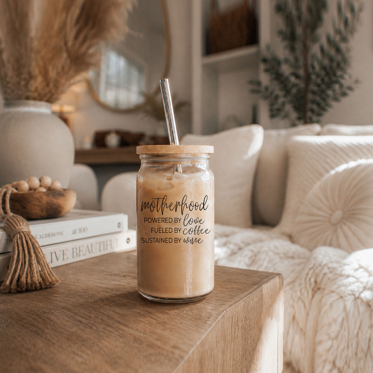 Motherhood Glass Cup