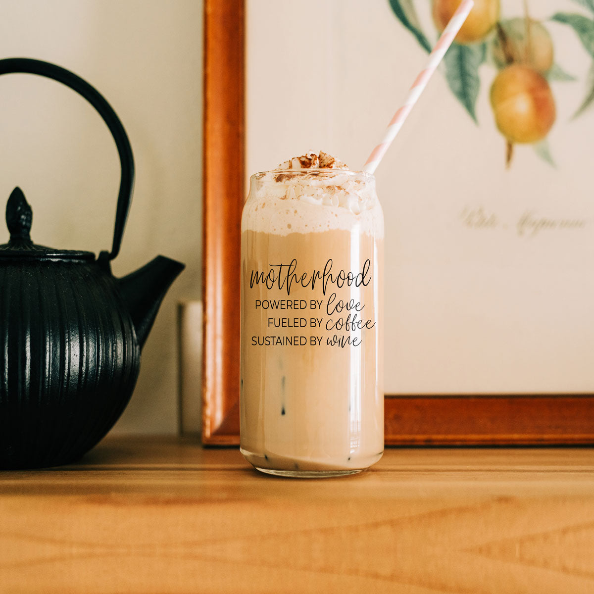 Motherhood Glass Cup