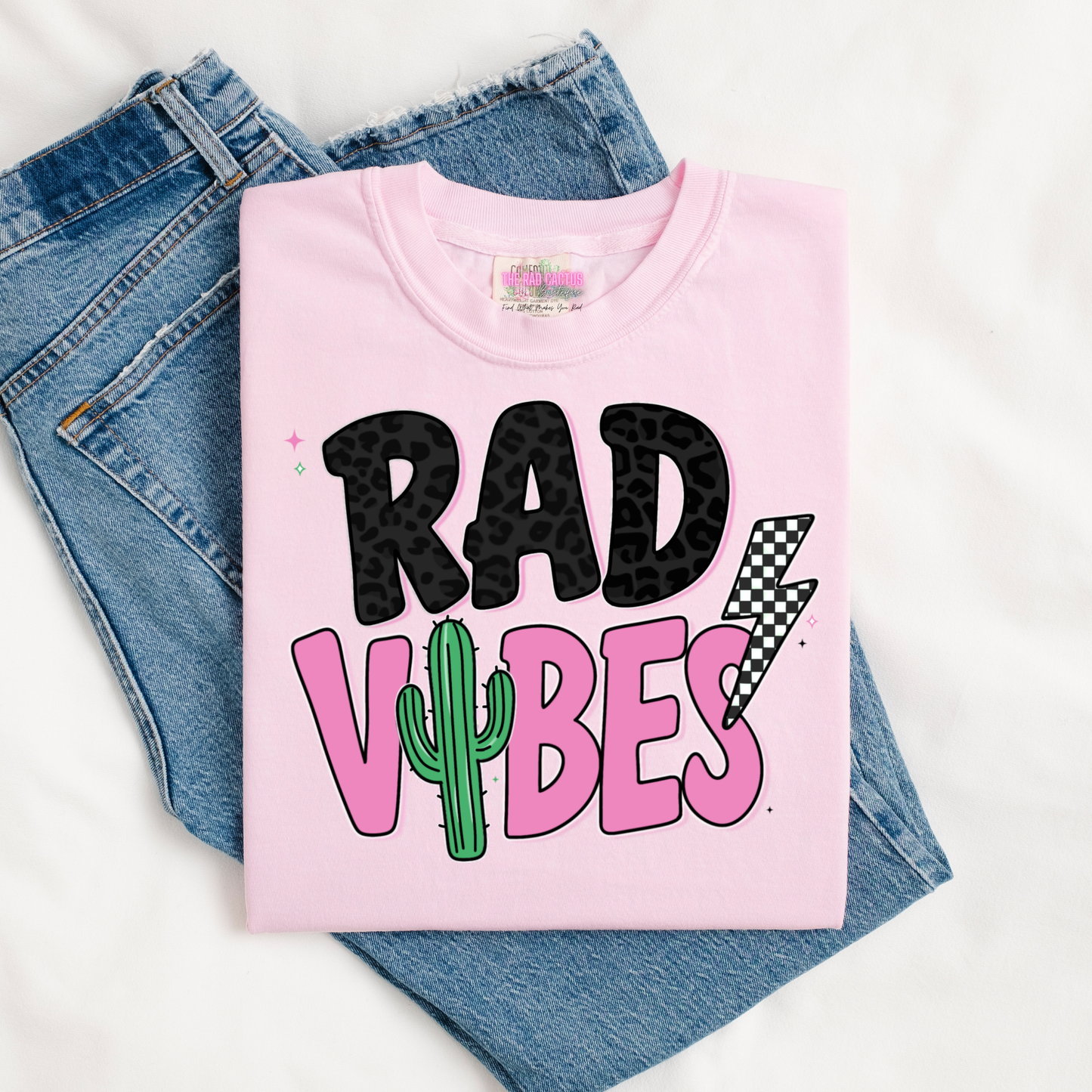 Rad Vibes Graphic Tee or Crewneck Sweatshirt