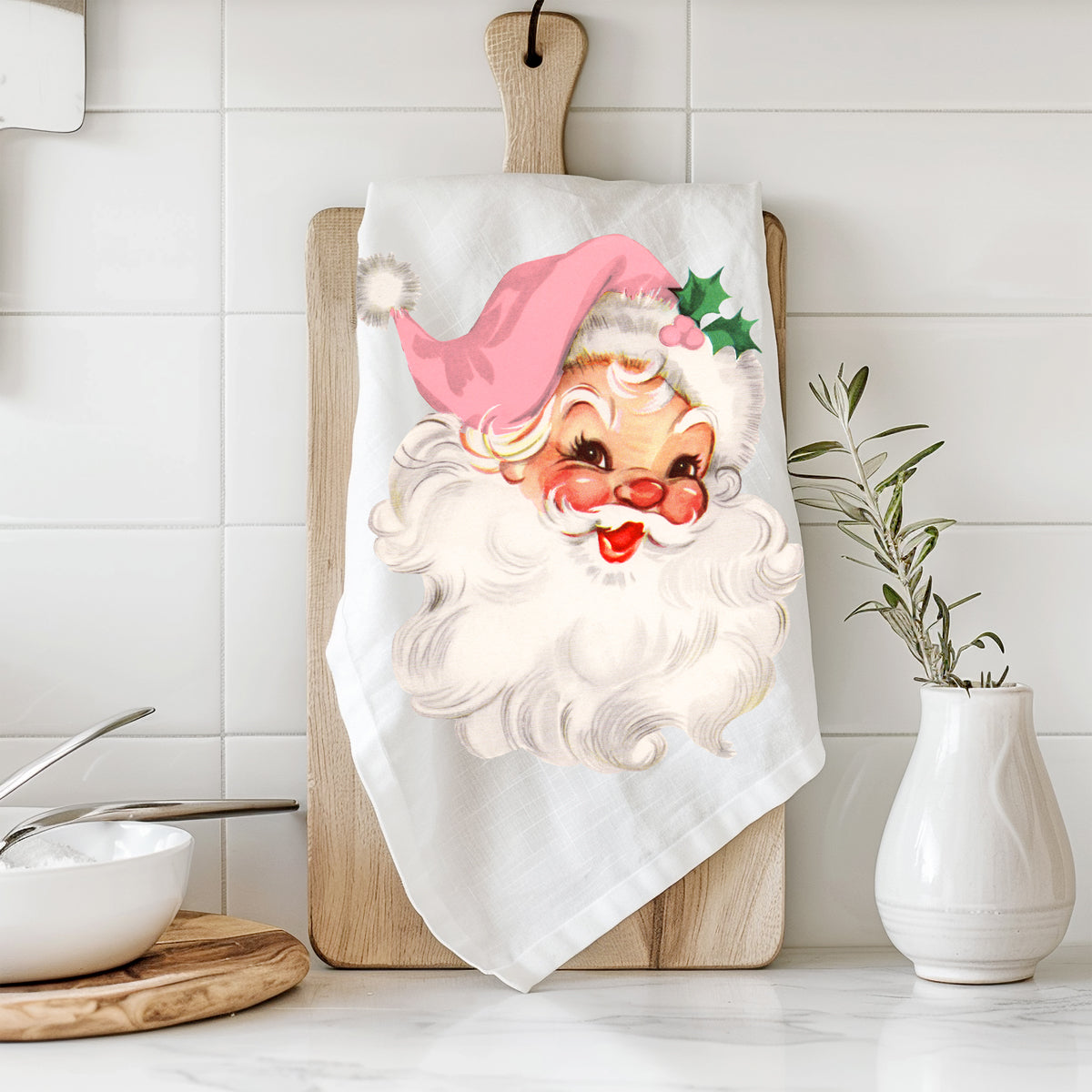 Pink Christmas kitchen styling
Pink Santa holiday kitchen decor
Pink Christmas home decor kitchen
Pink holiday kitchen accessories