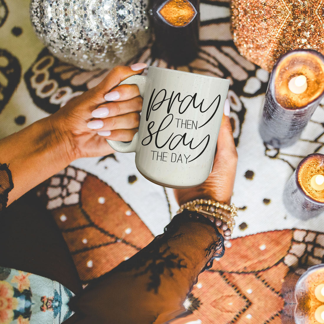 Pray + Slay Mug